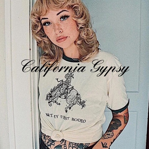 UNBRANDED Tops - RESTOCKING🎉Western Boho Tshirt Not My First Rodeo